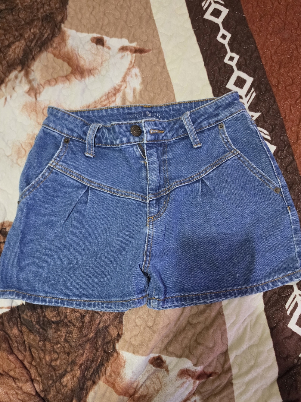 Denim High-Waist Blue Women's Shorts
